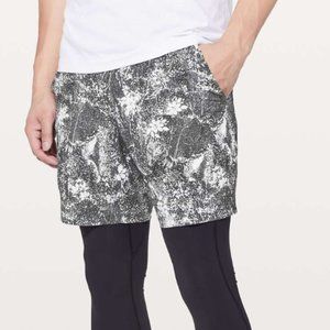Lululemon Pace Breaker Short 7" Wildwood Multi Black